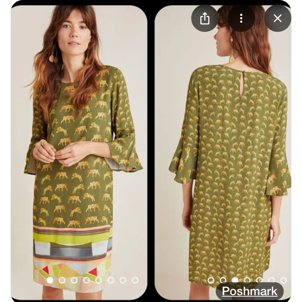 Anyhropologie Luisetta Tiger Tunic